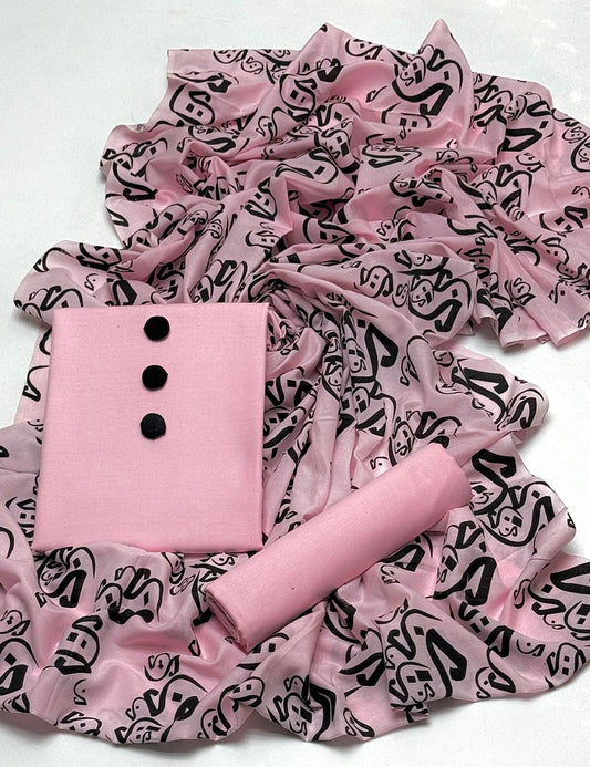 3pc Premium Lawn Summer Dress