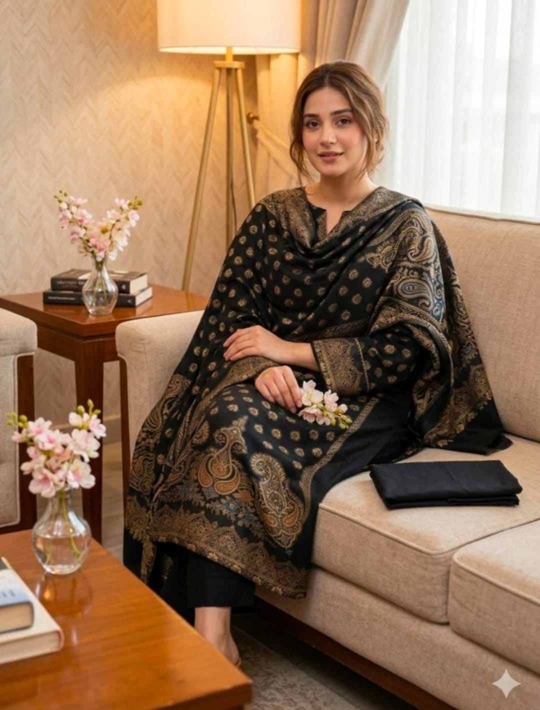 3pc Lawn Jacquard Brosha Dress