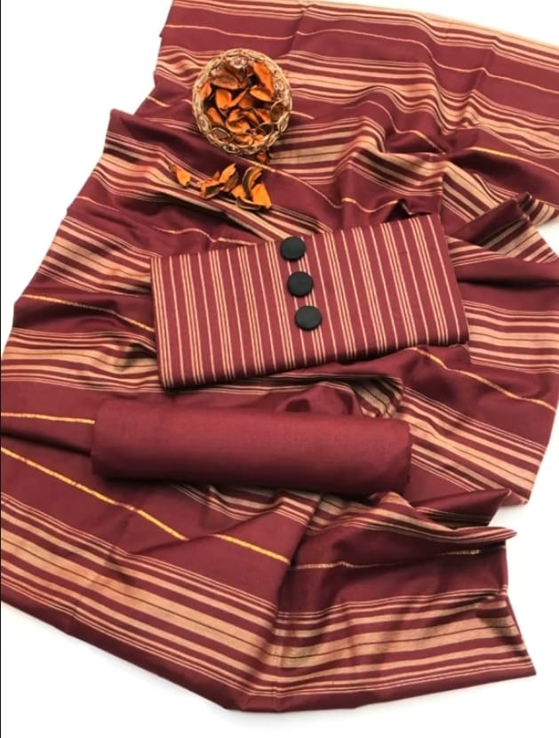3pc Swiss Lawn Summer Dress