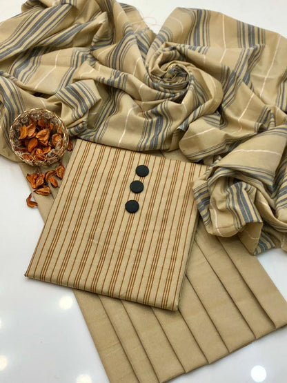 3pc Swiss Lawn Summer Dress