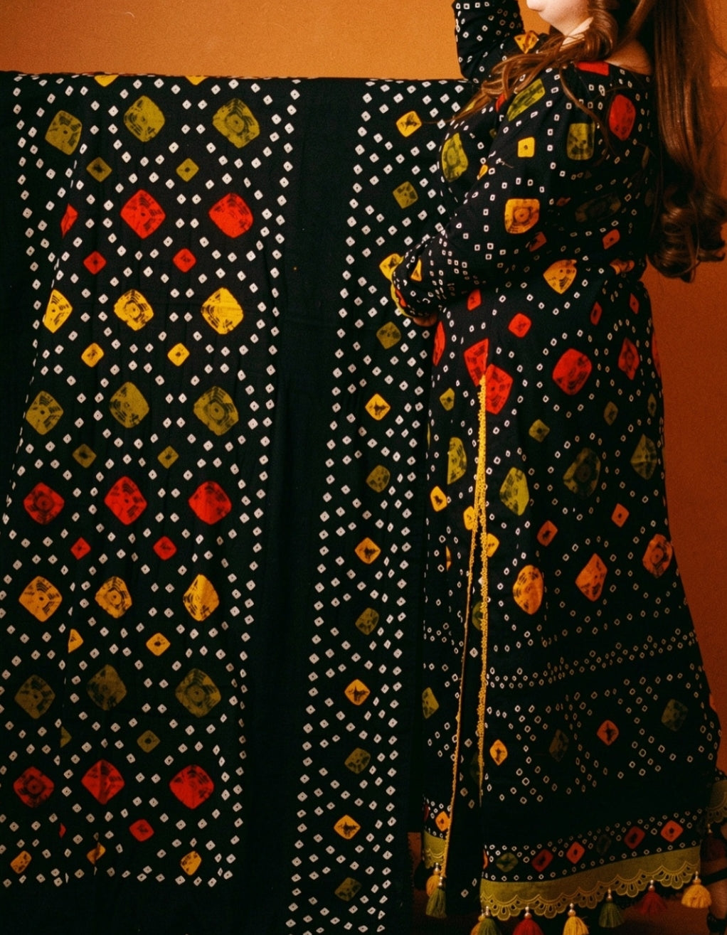 3pc Lawn Chunri Summer Dress